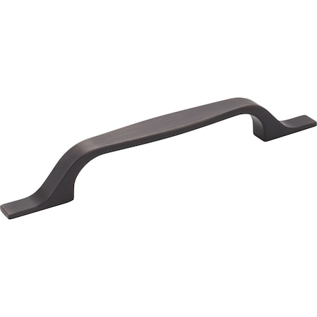 Elements 128 mm Center-to-Center Brushed Oil Rubbed Bronze Square Cosgrove Cabinet Pull 382-128DBAC